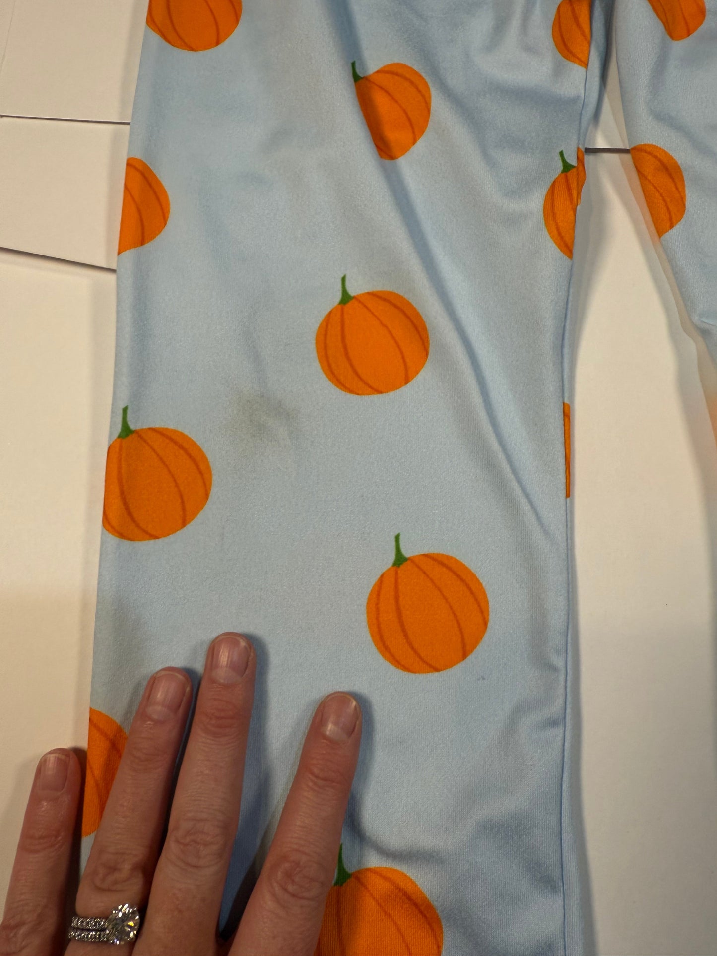 #180 Boys 8 Cecil and Lou Pumpkin Pajamas