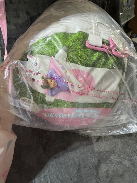 #222 Kids Llama Camping Chair & Sleeping Bag Set