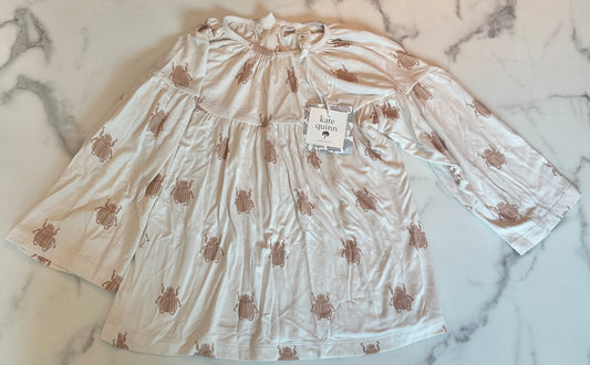 Seller #65 Girls NWT size 5 Kate Quinn bamboo beetle tunic top