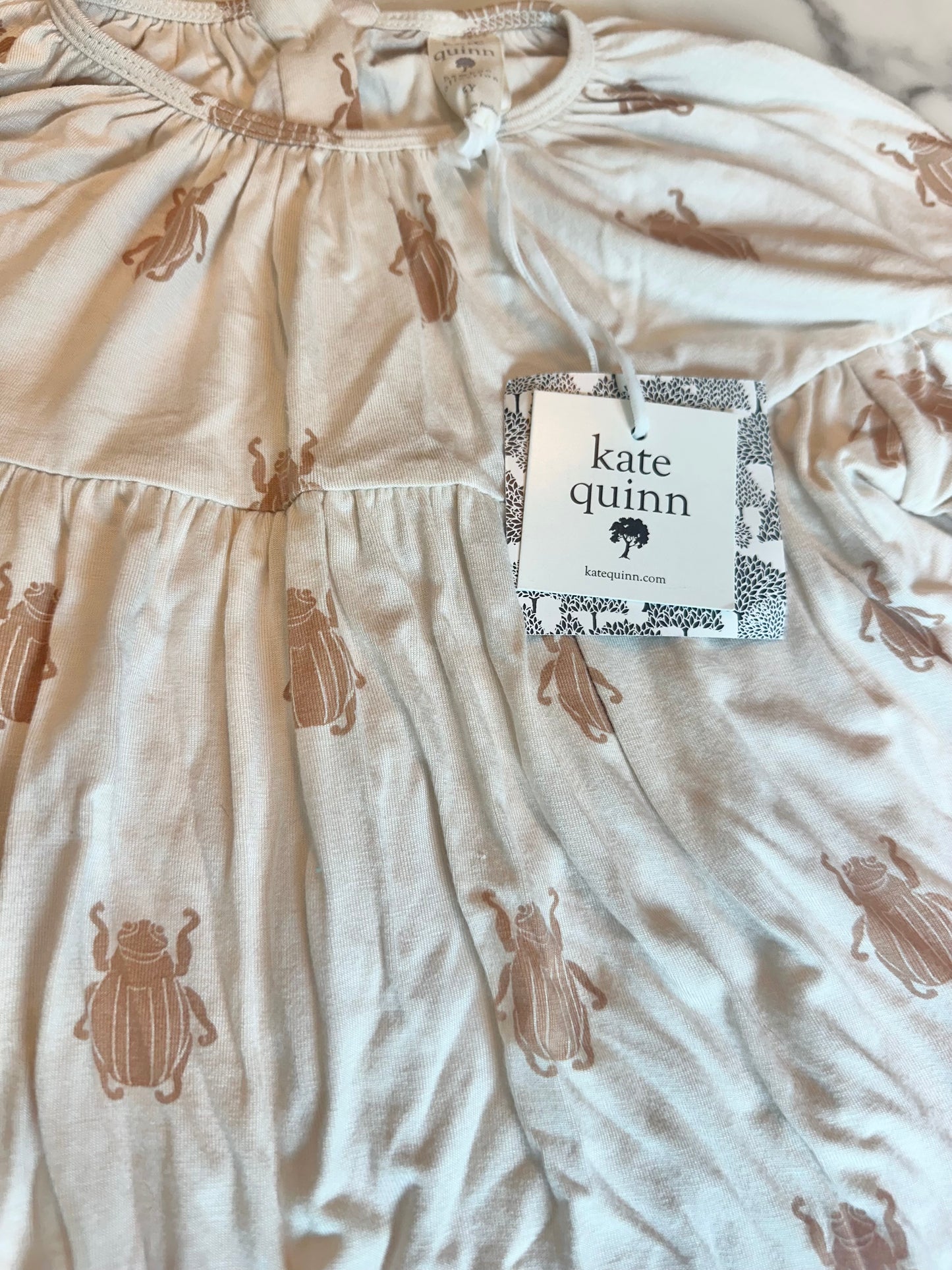 Seller #65 Girls NWT size 5 Kate Quinn bamboo beetle tunic top