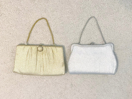 #79 | Set of 2 Metallic Vintage Clutches REDUCED