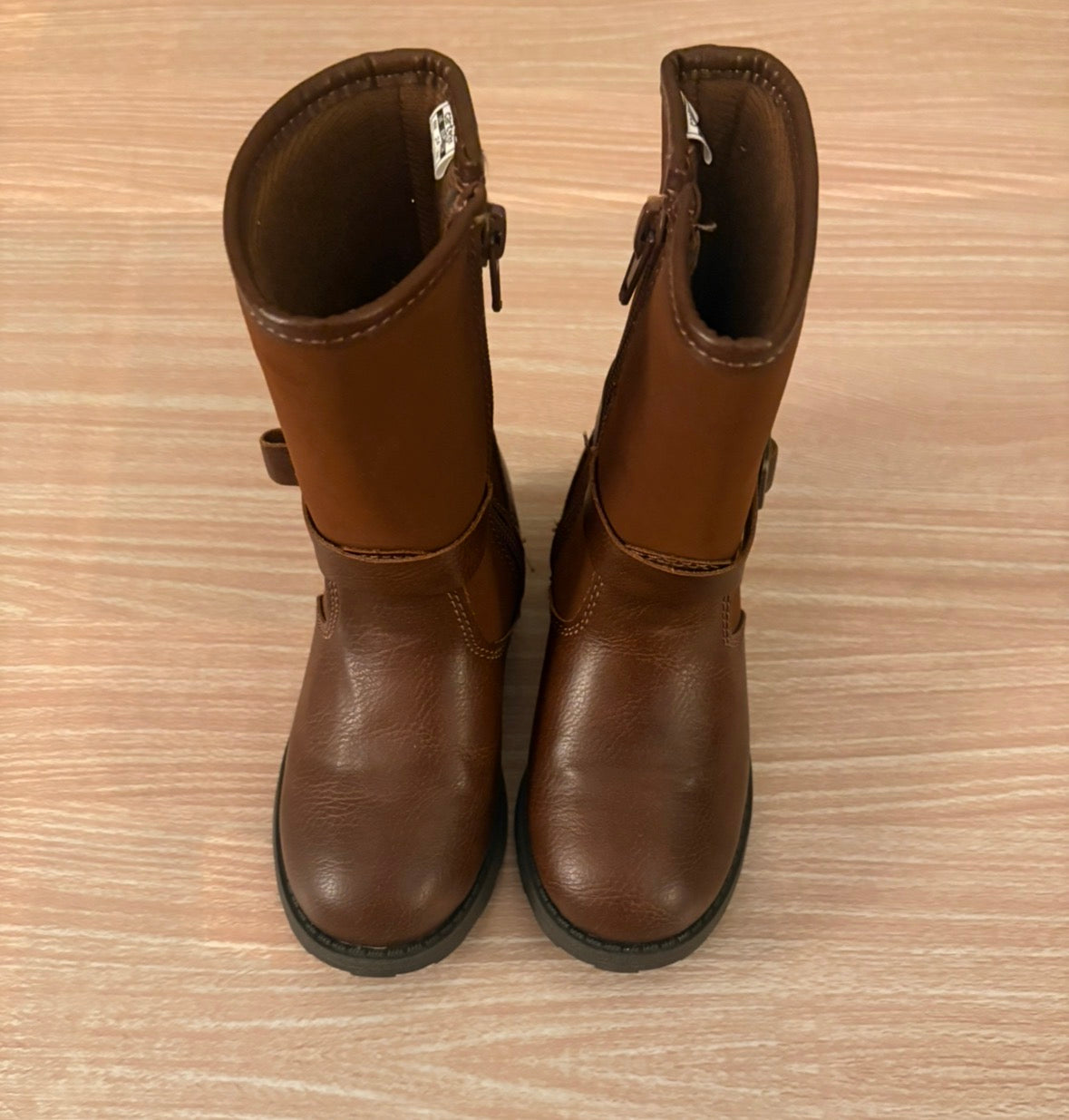 Seller #196 Carters Toddler Girls Brown Leather Boots Size 8