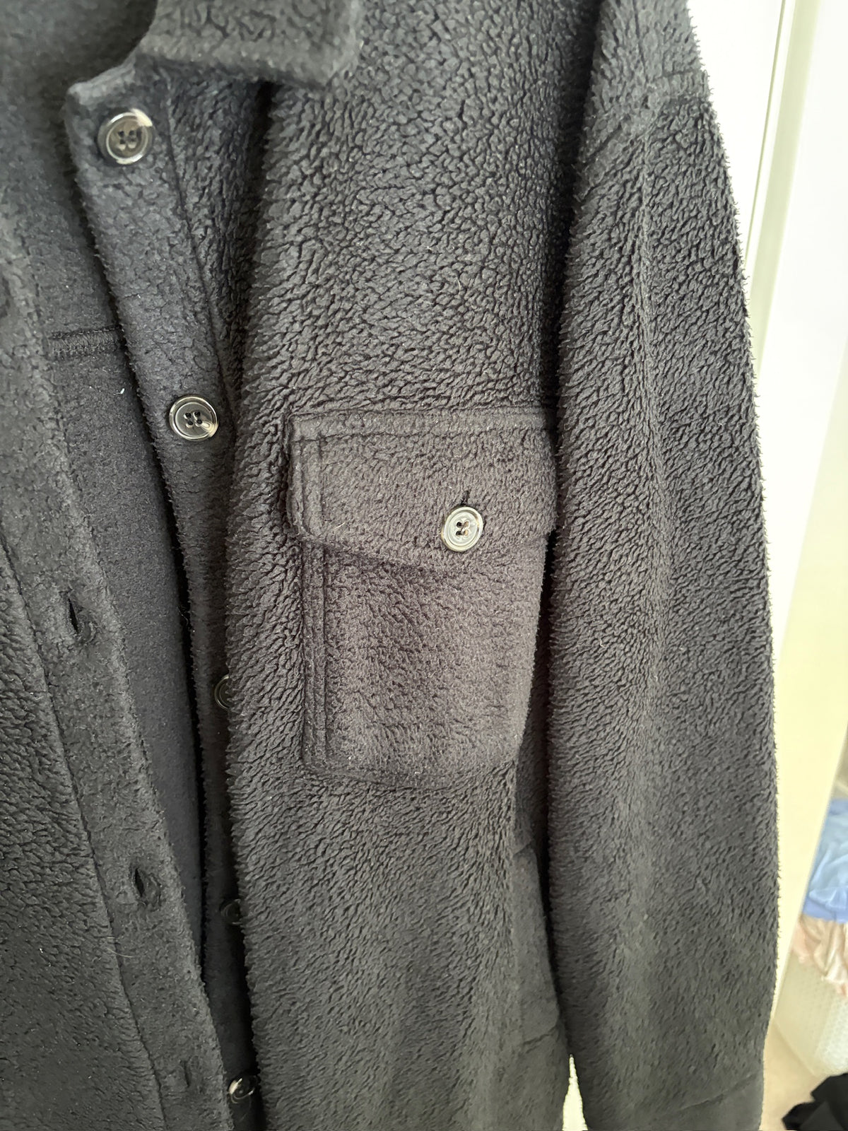 Seller #105 - Women's Large Thread & Supply Black Fuzzy Shacked GUC