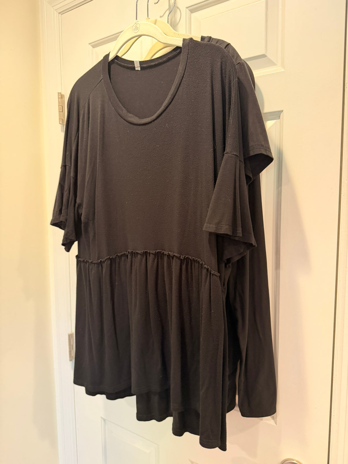 #85 Time & Tru Lot of 3 Black Shirts, Women's Maternity XL / XXL