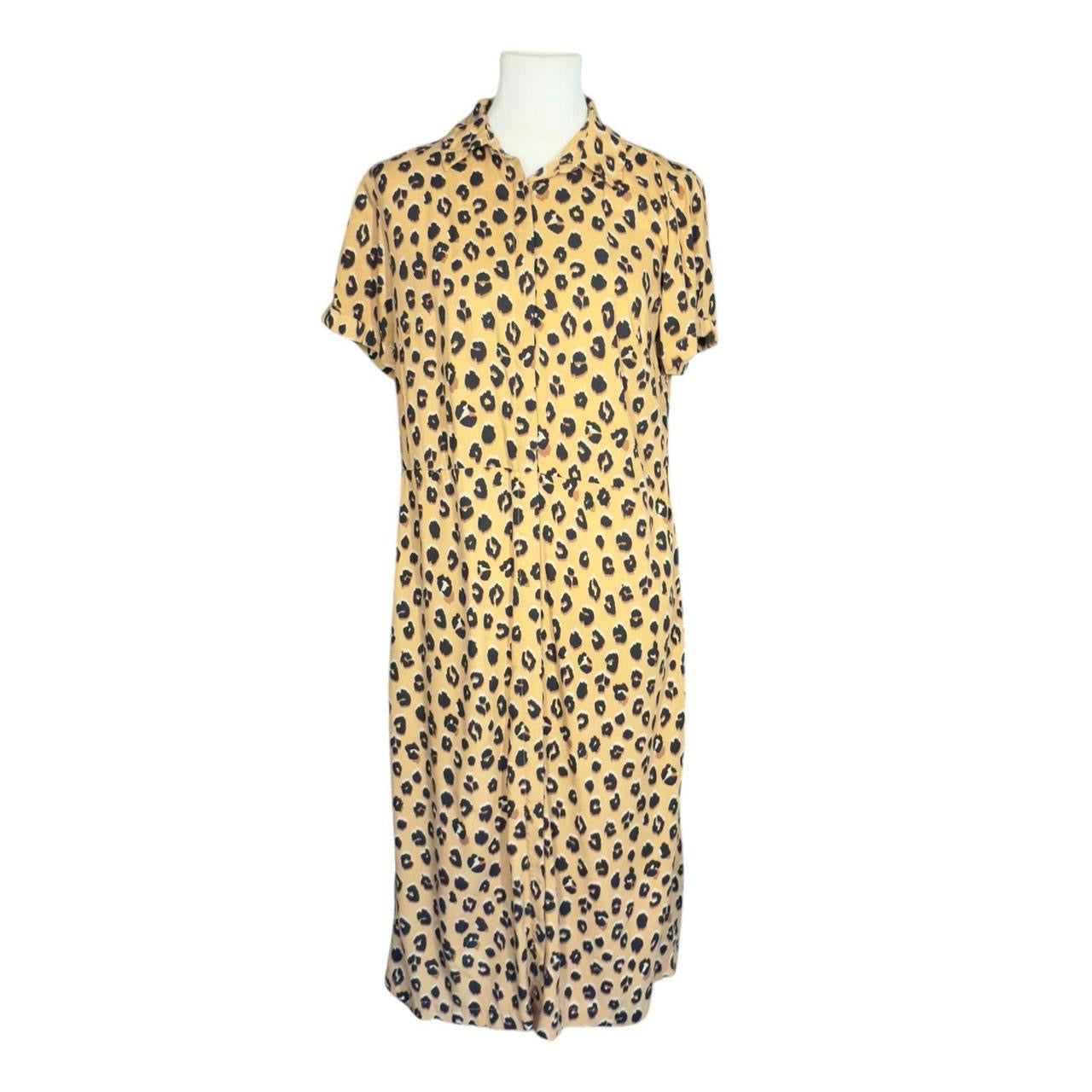 #1 Leopard Midi Dress Medium REDUCED