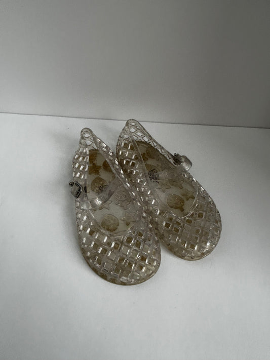 Size 8 Girls Clear Old Navy Jelly Shoes