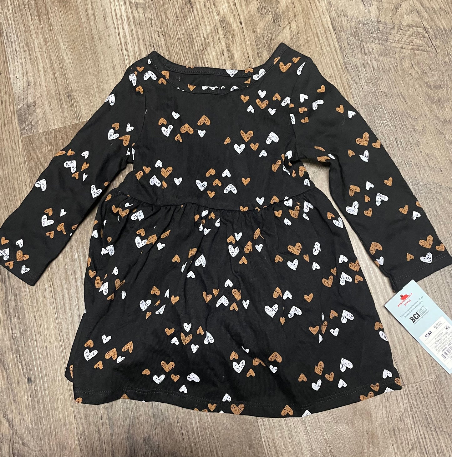 #13 New Girl 12 month cat and jack heart dress