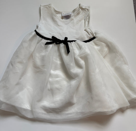 REDUCED #116 Blueberi Gold White Dress girls 18 months