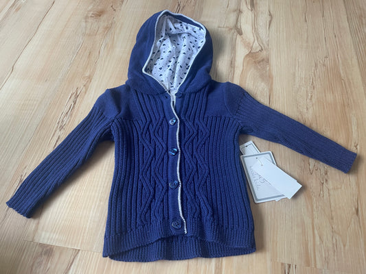 Seller 202 - NEW - Navy sweater - size 9 mo