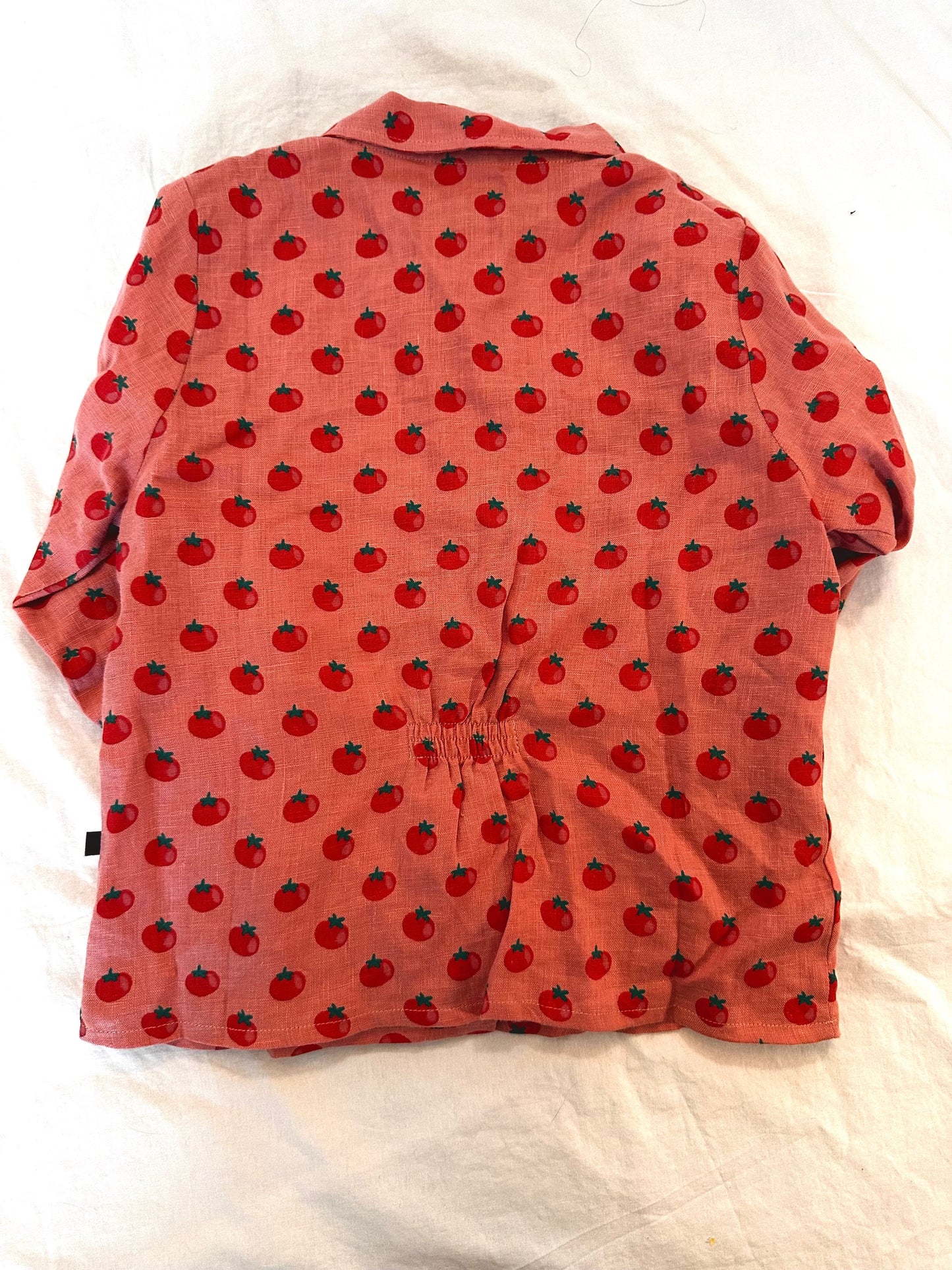 #30 Oeuf Tomato Linen Light Jacket - EUC - 4Y