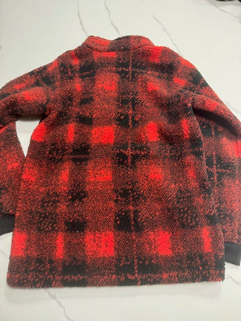 #222 Youth XL Red Plaid Fleece (super soft/ fuzzy) Columbia NWT