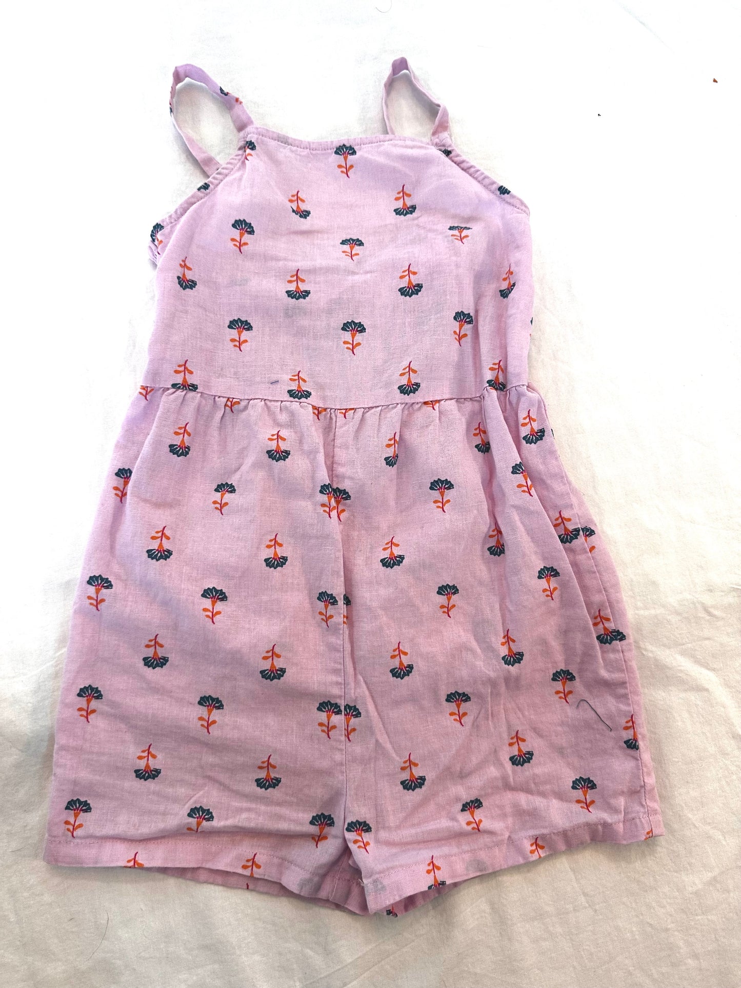 #30 Carters Woven Romper - EUC - 4T