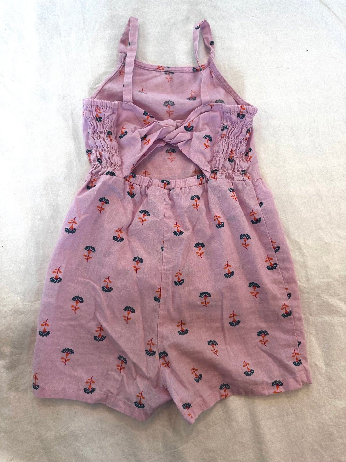 #30 Carters Woven Romper - EUC - 4T