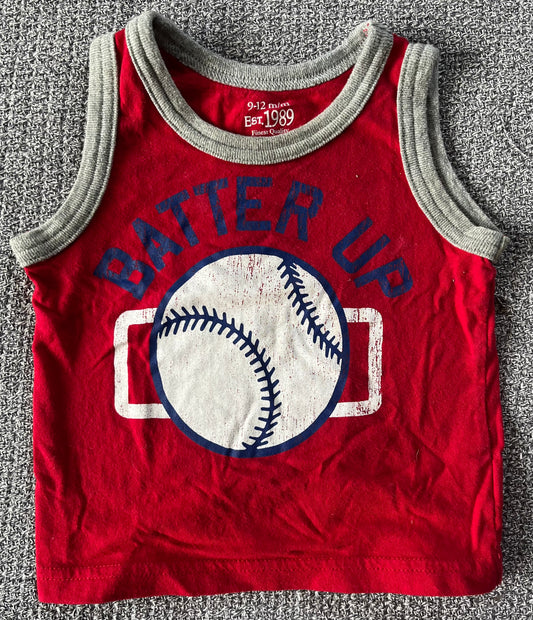 Seller #13 Children’s Place 9-12 months boys Batter Up baseball tank top