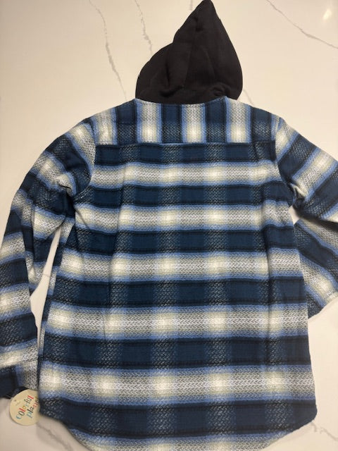 #222 Youth XL Fleece Hoodie Lined Flannel NWT