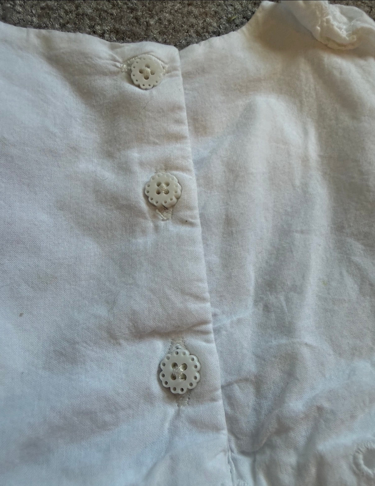 REDUCED #116 Tahari white eyelet dress girls 12 months
