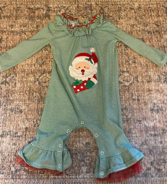 #41 Bonnie Baby 12 month girls Santa outfit