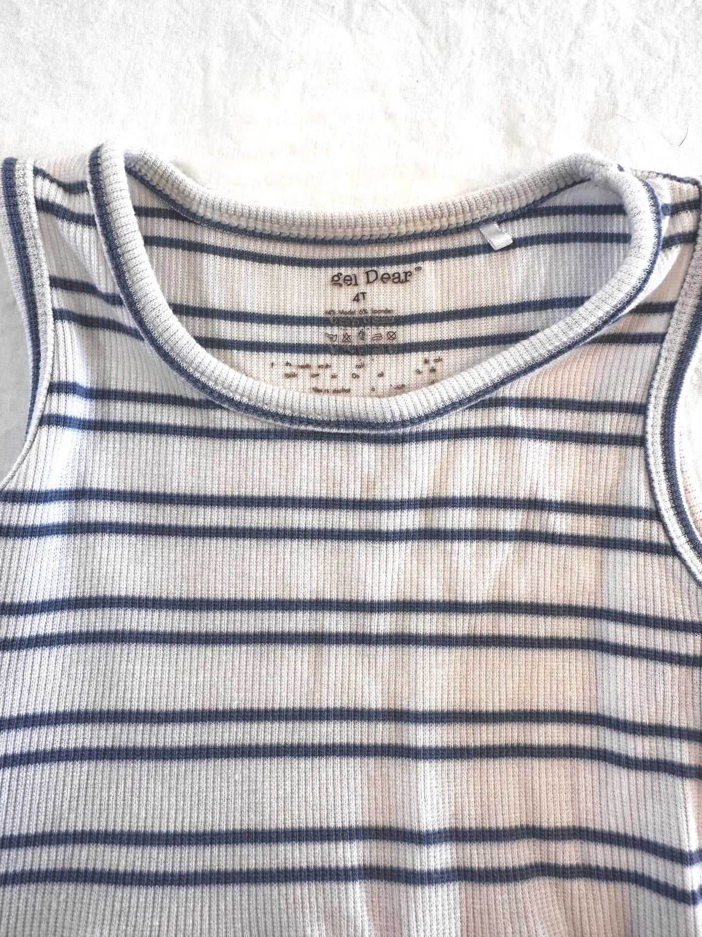 #30 Angel Dear Stripe Set - GUC - 4T