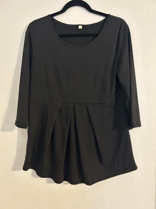 #27 Maternity 3/4 sleeve shirt (size L)
