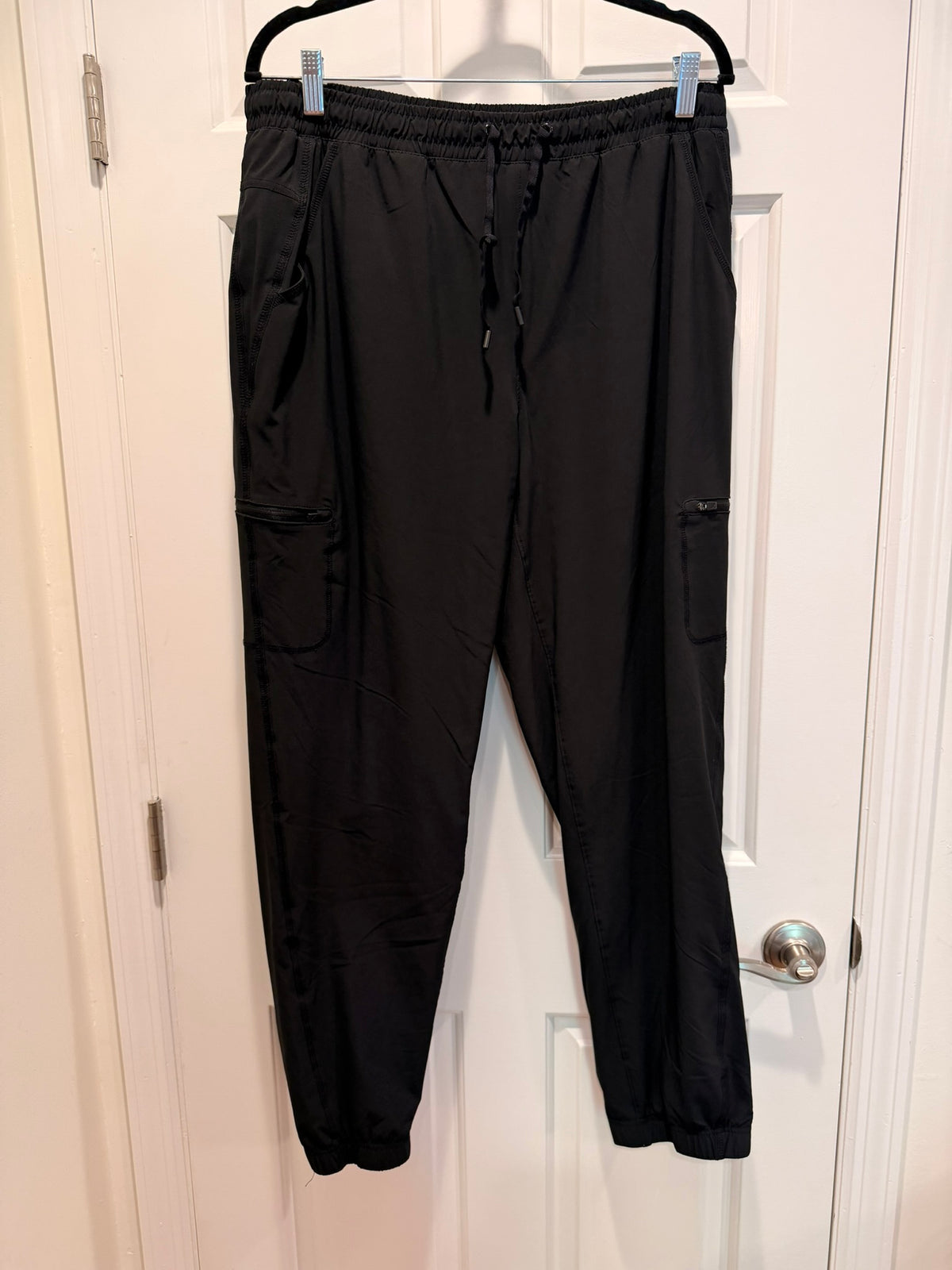 #85 Eddie Bauer Fleece Lined Black Winter Pants Sz 16, Women's XL