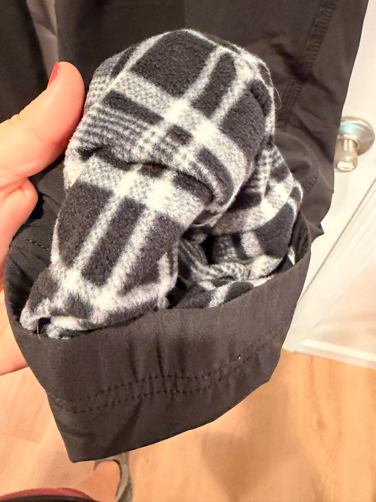 #85 Eddie Bauer Fleece Lined Black Winter Pants Sz 16, Women's XL