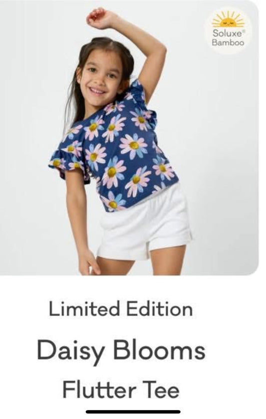 Seller 202 - Little Sleepies - NEW - Flutter Tee - size 8