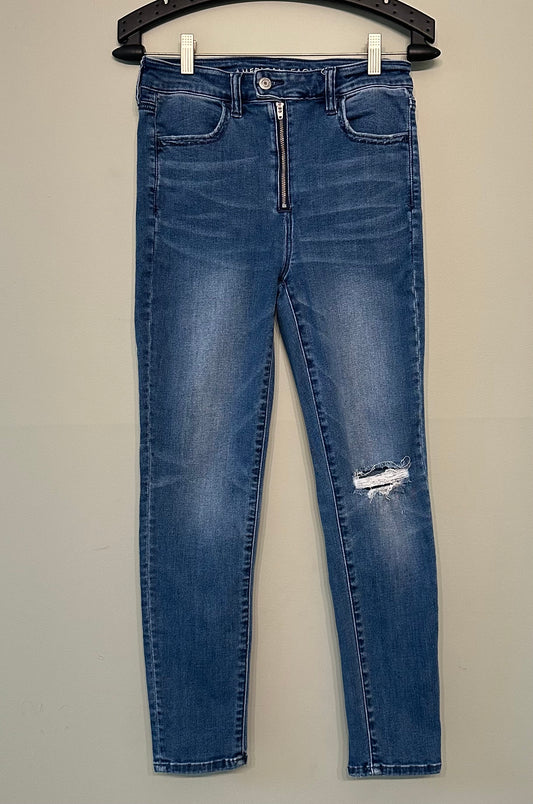 Seller #168 American Eagle Women’s Size 6 Super Hi-Rise Jegging Crop Jeans