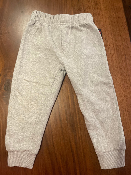 #177 Marvel Spiderman Grey Sweat Pants Boys Size 4