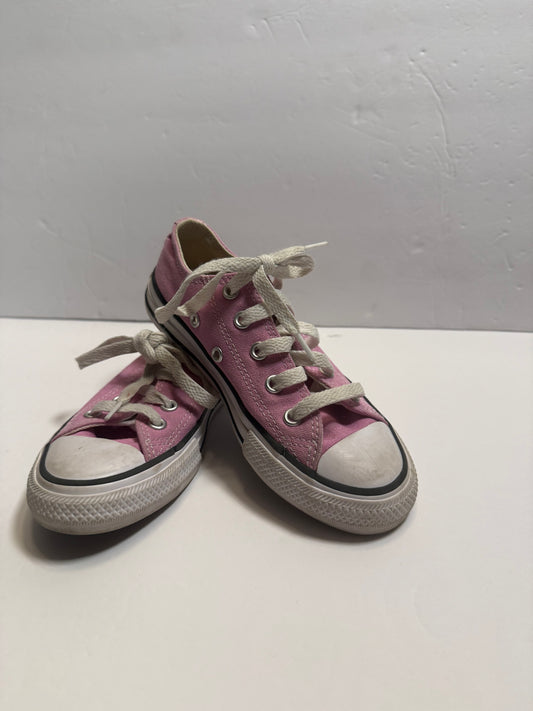 #141 Girls Shoe 12 Pink Converse All Stars Shoes