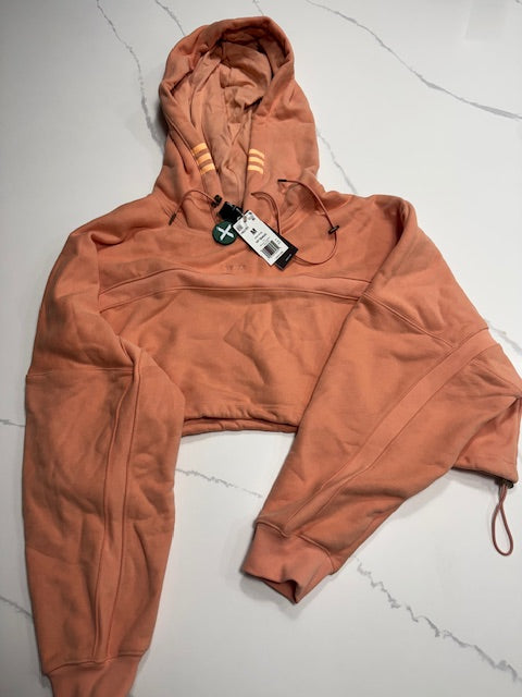 #222 Women's Adidas x Ivy Park Ivy Shrug Crop Hoodie L
