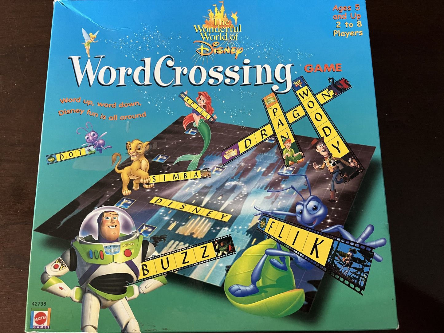#124 Disney Word Crossing Game