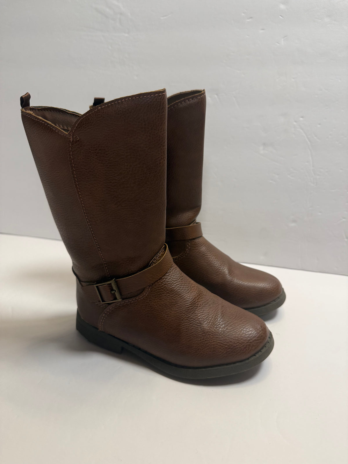 #141 Girls Shoe 12 OshKosh Brown Riding Boots
