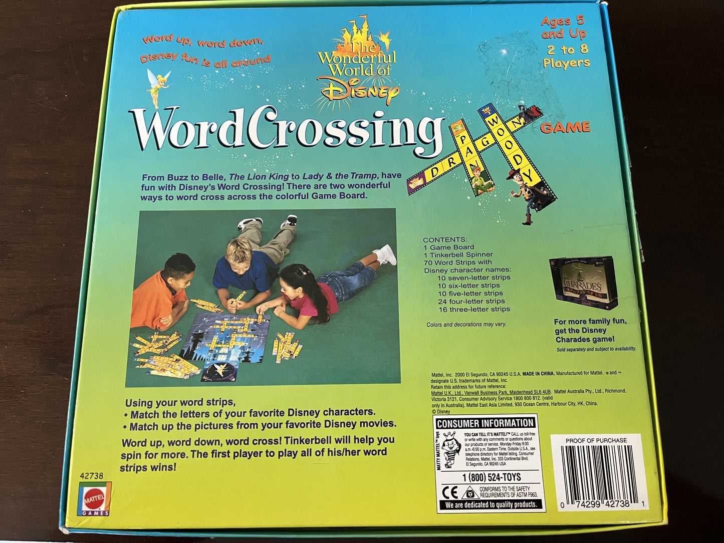 #124 Disney Word Crossing Game