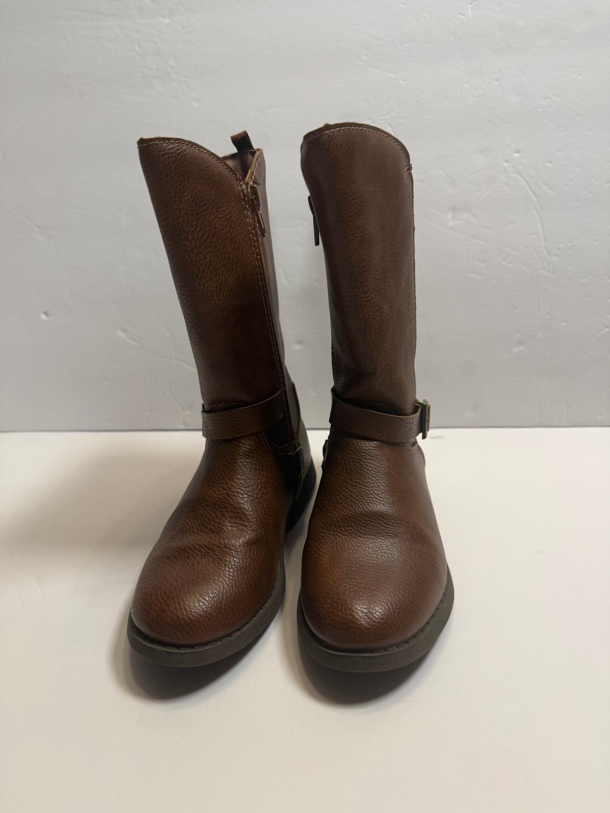 #141 Girls Shoe 12 OshKosh Brown Riding Boots