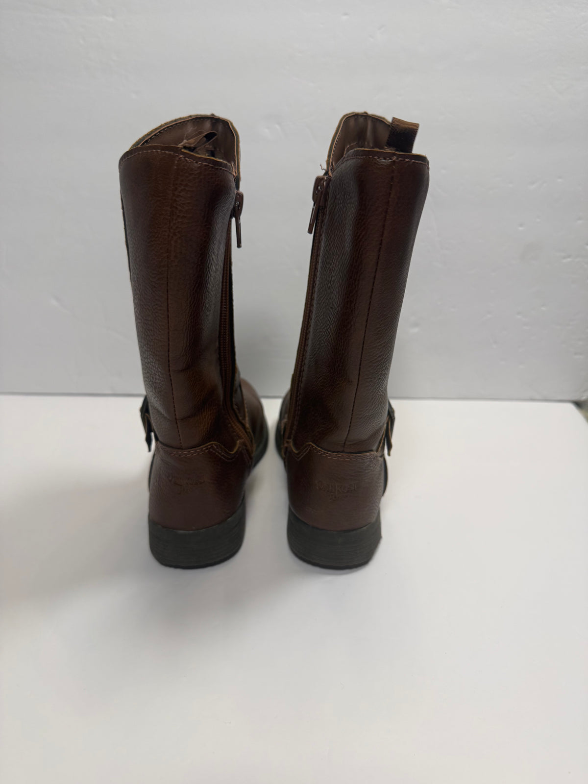 #141 Girls Shoe 12 OshKosh Brown Riding Boots