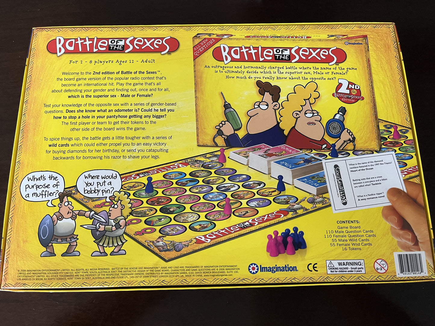#124 Battle of the Sexes Board Game