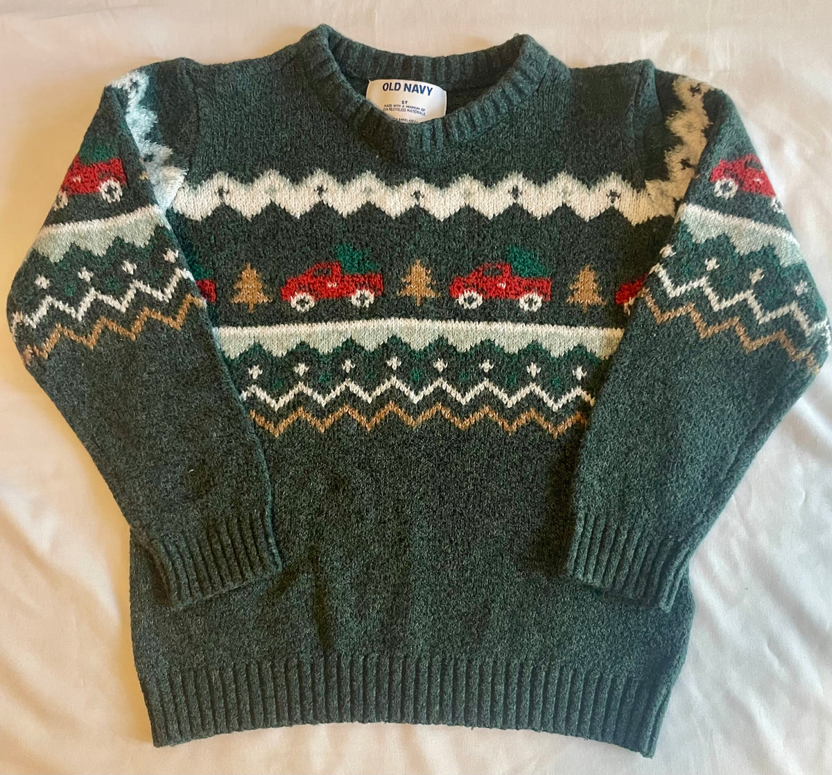 Seller #73 Old Navy Christmas Truck Sweater Boys Size 5T