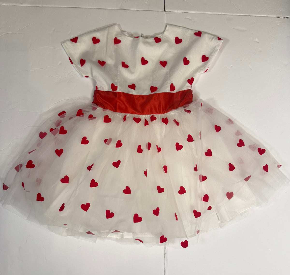 #141 Girl 5 Only Little Once NWOT Heart Tulle Twirl Dress 1 of 2 available