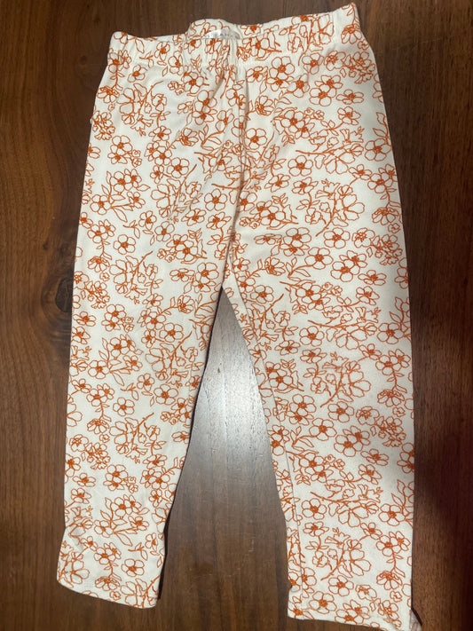#177 Tahari Girl's Floral Pants 4T