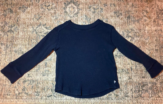 #41 Baby Gap navy thermal boys shirt 3T