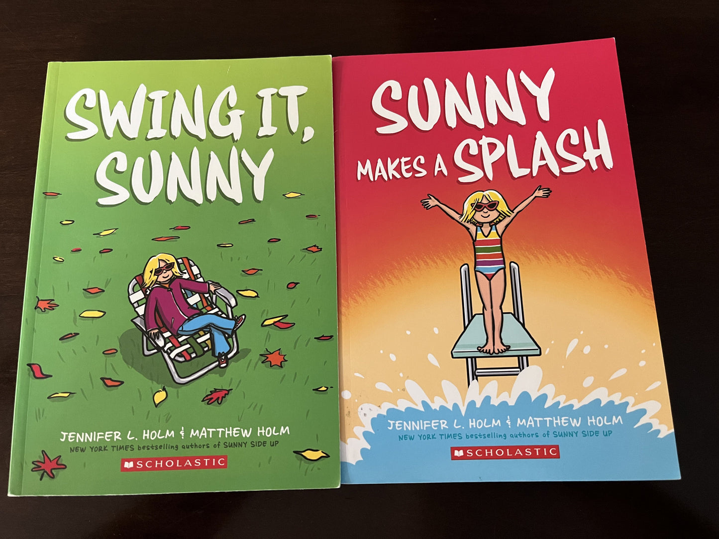 #124 Swing It, Sunny & Sunny Makes a Splash Graphic Novels - set of 2