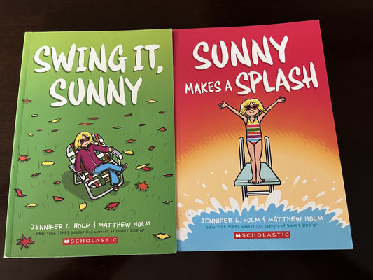 #124 Swing It, Sunny & Sunny Makes a Splash Graphic Novels - set of 2