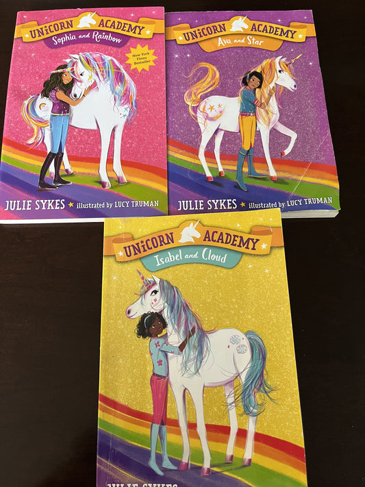 #124 Unicorn Academy Chapter Books - #1, 3 & 4