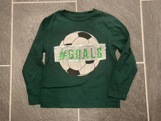 #186 P.S. by Aeropostale Flip Sequin Soccer Shirt - size 6 - EUC