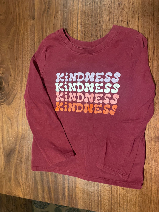 #177 Cat and Jack Girls kindness Shirt 4T