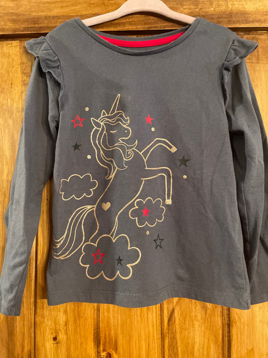 #177 365 Kids Girls Unicorn Shirt 4T