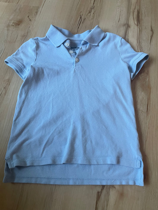 Seller 202 - Osh Kosh - light blue shirt sleeved shirt - size 5