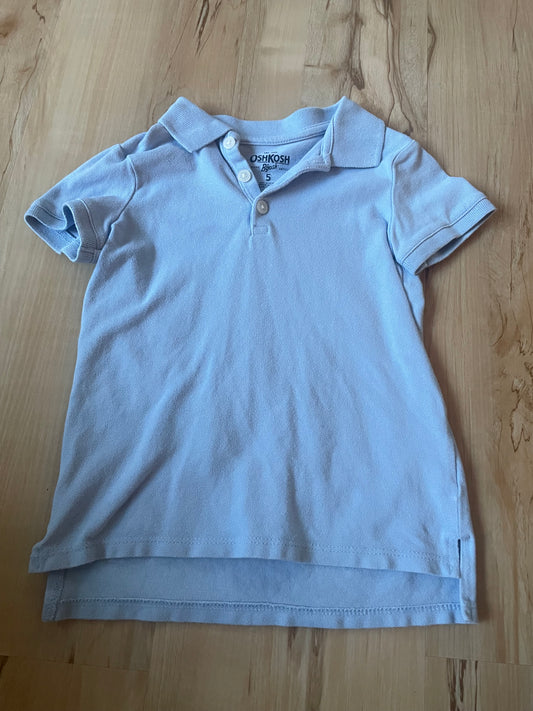 Seller 202 - Osh Kosh - light blue short sleeved shift - size 5