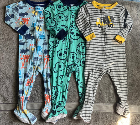 Seller #13 Carter’s boys 12 months sleeper pajamas bundle