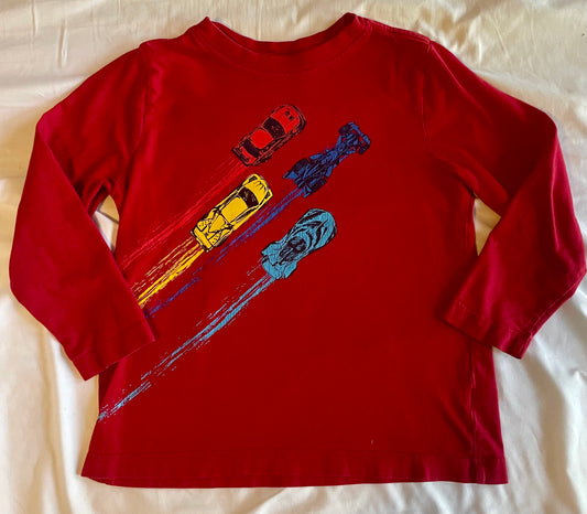 Seller #73 Hanna Andersson Race Car Long Sleeve Tee Boys 110/5